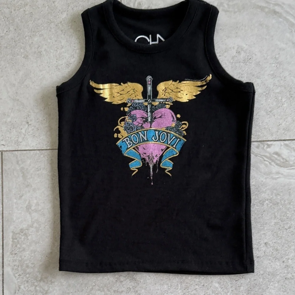 Chaser Bon Jovi Graphic Tank kids 6